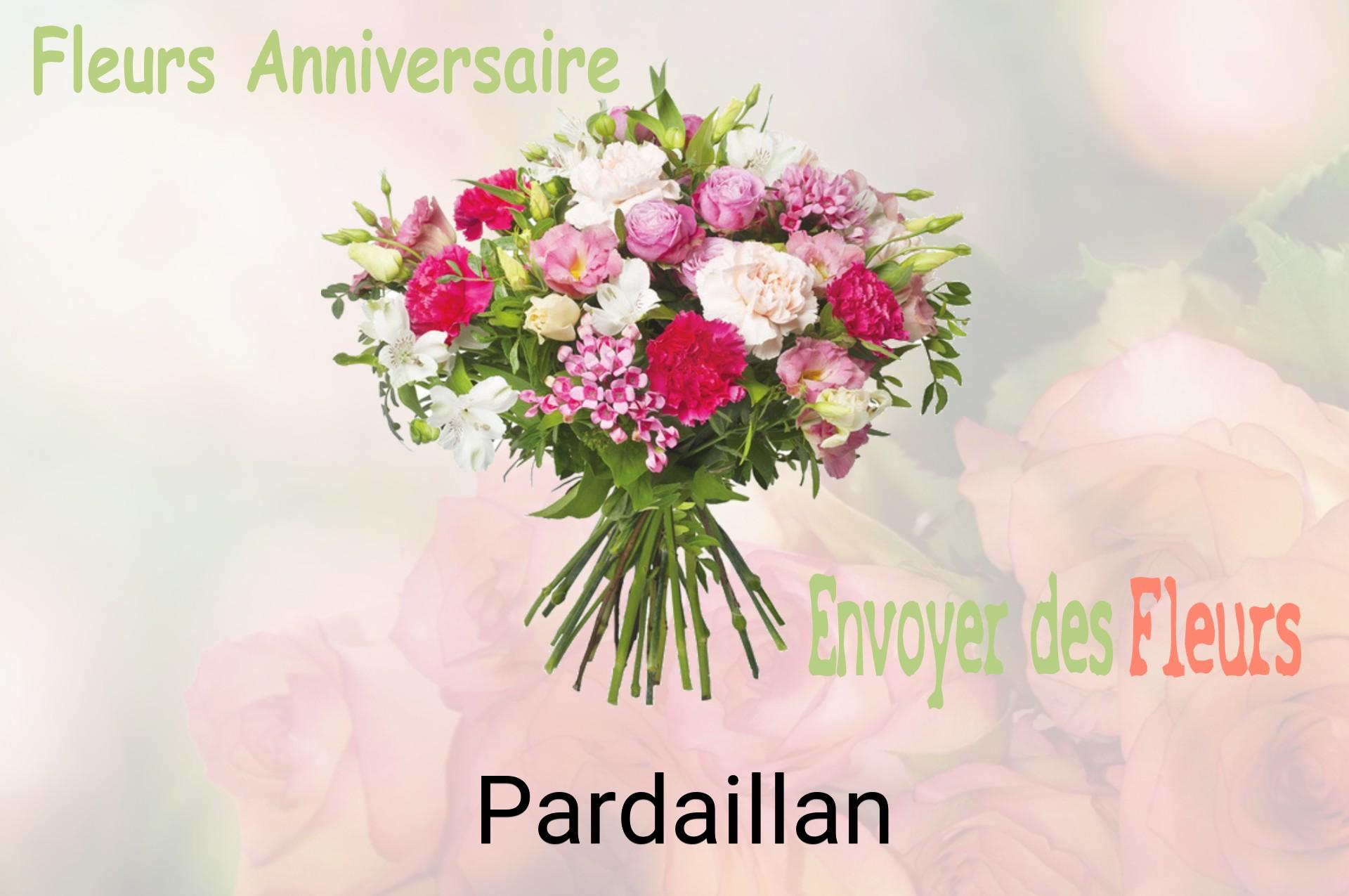 Bouquet de fleurs d’anniversaire livré à Pardaillan